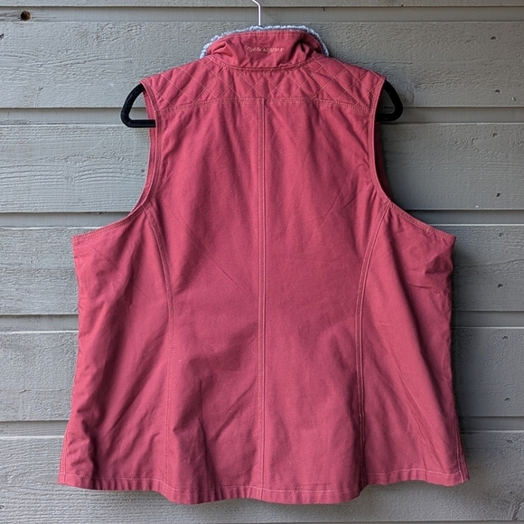 Noble Outfitters Canvas Vest Burgundy Red Size XXL - Picture 4 of 10